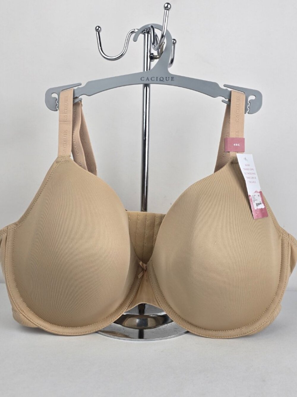 Cacique Lightly Lined T-Shirt Bra 46C Nude